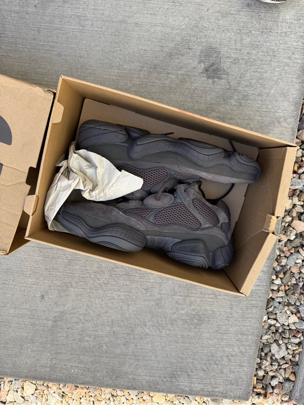 adidas Men's Triple Dark Gray Chunky Sneaker